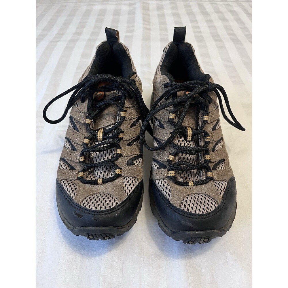 Merrell Moab Ventilator Lace Kids Hiking Shoes Walnut Brown J12103 Size US 4.5